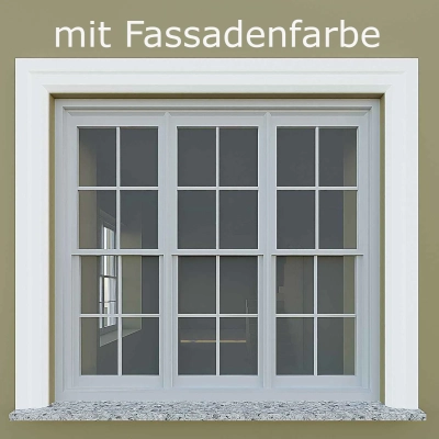 20m L-8 Fassadenleiste 120x30mm Außen